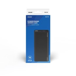 Power bank 20000 mAh, czarny, BA-05