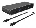 Stacja dokująca IB-DK8801-TB4 Thunderbolt 4, 10w1, 100W,USB, 2,5GB LAN,Multi Display