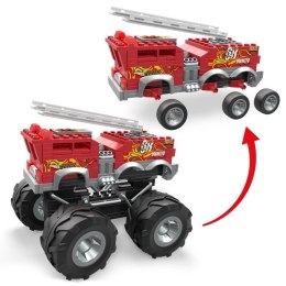 Klocki Mega Hot Wheels Monster Trucks 5-Alarm + łazik ATV Pojazd do zbudowania