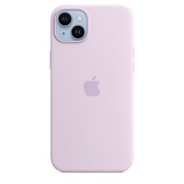 Etui silikonowe z MagSafe do iPhone 14 Plus - liliowe