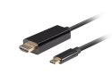 Kabel USB-C(M)-> HDMI(M)1M 4K 60HZ czarny