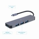 Adapter USB-C HDMI Hub 3xUSB 3.0