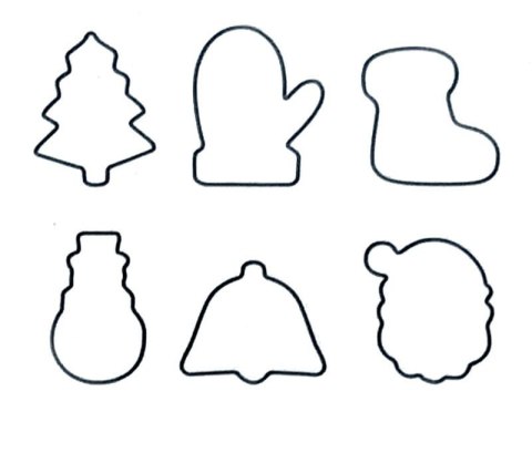 ZESTAW WYKRAWACZY DO CIASTA 18 ELE. 6 WZORÓW TADAR TD-2931