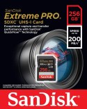 Karta pamięci Extreme Pro SDXC 256GB 200/140 MB/s V30 UHS-I
