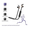 Sportowe słuchawki bezprzewodowe BT 5.0 JL | magnetyczne | mikrofon | Czarne