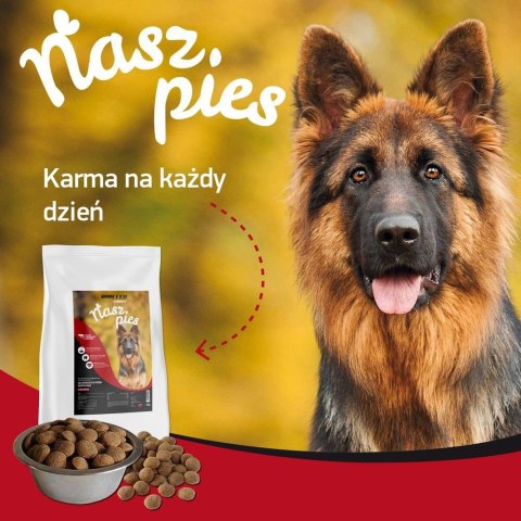 Karma dla psa Nasz Pies adult wołowina 15kg