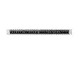 Patch Panel 24 Port 1U Kat.6 szary