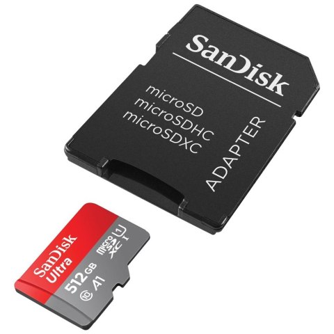 Karta pamięci Ultra microSDXC 512GB 150MB/s A1 + Adapter SD