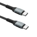 Kabel USB 2.0 typ C | USB 2.0 typ C 100W | QC 3.0 | PD | 1m | Czarny