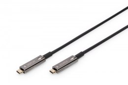 Kabel połączeniowy hybrydowy AOC USB 3.1 Typ C/USB Typ C 4K 60Hz 10m