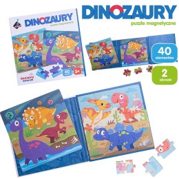 Puzzle magnetyczne 20 elementów - Dinozaury