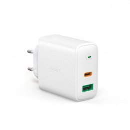 PA-D1 White ładowarka sieciowa 2xUSB Power Delivery (1xUSB A + 1xUSB C) 5.4A 30W Dynamic Detect