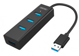 Hub 4x USB 3.0; BC1,2; CZARNY