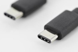 Kabel połączeniowy USB 2.0 HighSpeed Typ USB C/USB C M/M czarny 1,8m