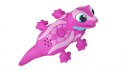 Maskotka interaktywna AniMagic Lets go Gecko Gekon różowy