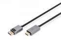 Kabel adapter DisplayPort - HDMI 4K 30Hz DP/HDMI M/M 1m