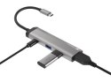 Stacja dokująca Multi Port Fowler Slim USB-C PD, 2x USB 3.0, HDMI 4K