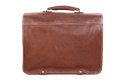 PROMO SET Torba biznesowa skórzana brown TC12+ etui EPD1 na laptop