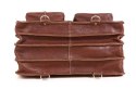 PROMO SET Torba biznesowa skórzana brown TC12+ etui EPD1 na laptop