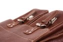 PROMO SET Torba biznesowa skórzana brown TC12+ etui EPD1 na laptop