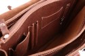 PROMO SET Torba biznesowa skórzana brown TC12+ etui EPD1 na laptop