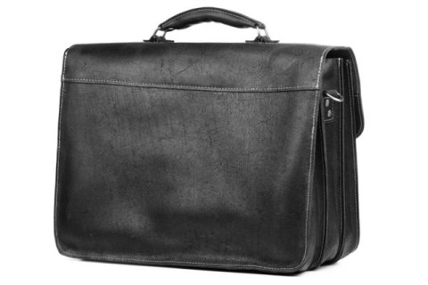 PROMO SET Torba biznesowa ze skóry black TC8+ etui EPD1 na laptop