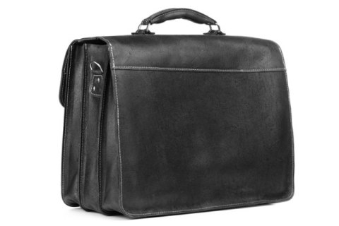 PROMO SET Torba biznesowa ze skóry black TC8+ etui EPD1 na laptop