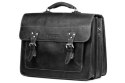 PROMO SET Torba biznesowa ze skóry black TC8+ etui EPD1 na laptop