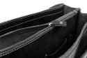 PROMO SET Torba biznesowa ze skóry black TC8+ etui EPD1 na laptop