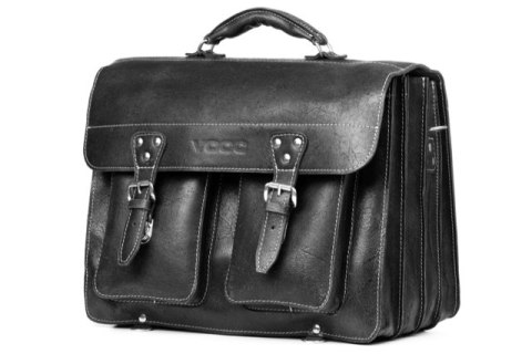 PROMO SET Torba biznesowaskórzana black TC12+ etui EPD1 na laptop