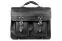 PROMO SET Torba biznesowaskórzana black TC12+ etui EPD1 na laptop
