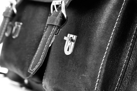 PROMO SET Torba biznesowaskórzana black TC12+ etui EPD1 na laptop