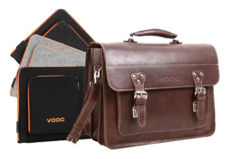 PROMO SET Torba skórzana biznesowa brown TC8+ etui EPD1 na laptop