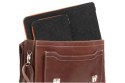PROMO SET Torba skórzana biznesowa brown TC8+ etui EPD1 na laptop