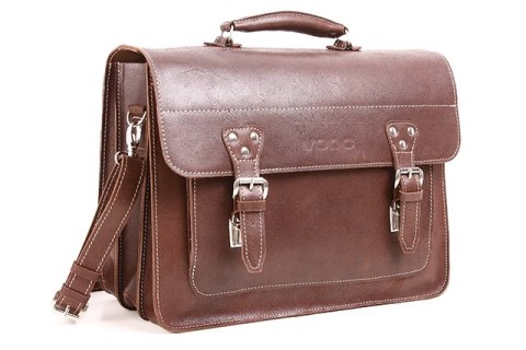 PROMO SET Torba skórzana biznesowa brown TC8+ etui EPD1 na laptop