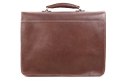 PROMO SET Torba skórzana biznesowa brown TC8+ etui EPD1 na laptop