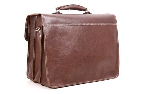 PROMO SET Torba skórzana biznesowa brown TC8+ etui EPD1 na laptop