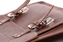 PROMO SET Torba skórzana biznesowa brown TC8+ etui EPD1 na laptop