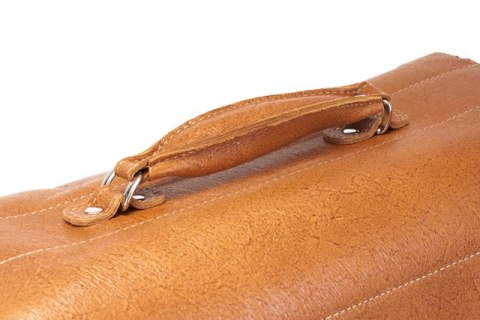 PROMO SET Torba skórzana biznesowa camel TC8+ etui EPD1 na laptop