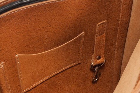 PROMO SET Torba skórzana biznesowa camel TC8+ etui EPD1 na laptop