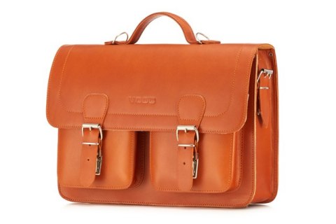 Teczka z funkcją plecaka Vintage P24 BROWN