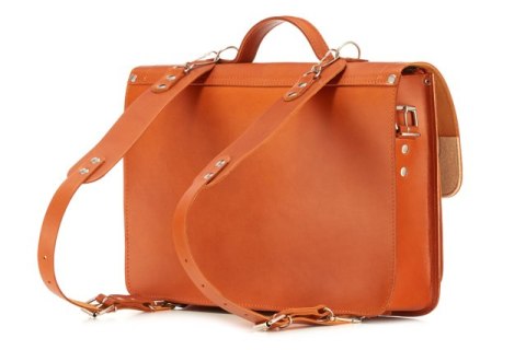 Teczka z funkcją plecaka Vintage P24 BROWN