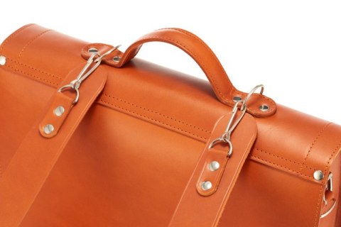 Teczka z funkcją plecaka Vintage P24 BROWN