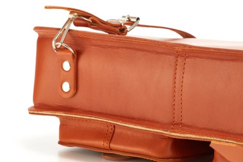 Teczka z funkcją plecaka Vintage P24 BROWN
