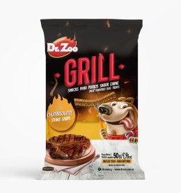 DR ZOO Grill Churrasquitos - Grillowane paski dla psa o smaku steka 50g [11212]