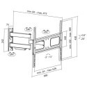 Uchwyt ścienny do TV, VESA, 37-70 cali, max. 50kg