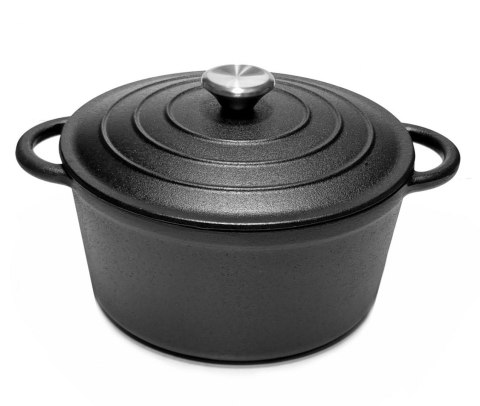 GARNEK ŻELIWNY 5.5L 26cm KRISBERG KS-2639