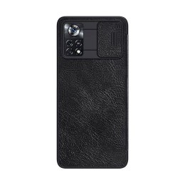 Etui Nillkin Qin Leather Pro do Xiaomi Poco X4 Pro 5G (czarne)