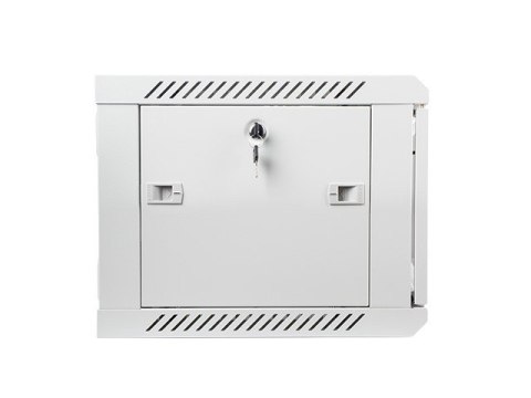 Szafa instalacyjna wisząca 19 cali 6U 600X450mm szara (drzwi szklane)