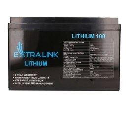 Akumulator LiFePO4 100AH 12.8V BMS EX.30455